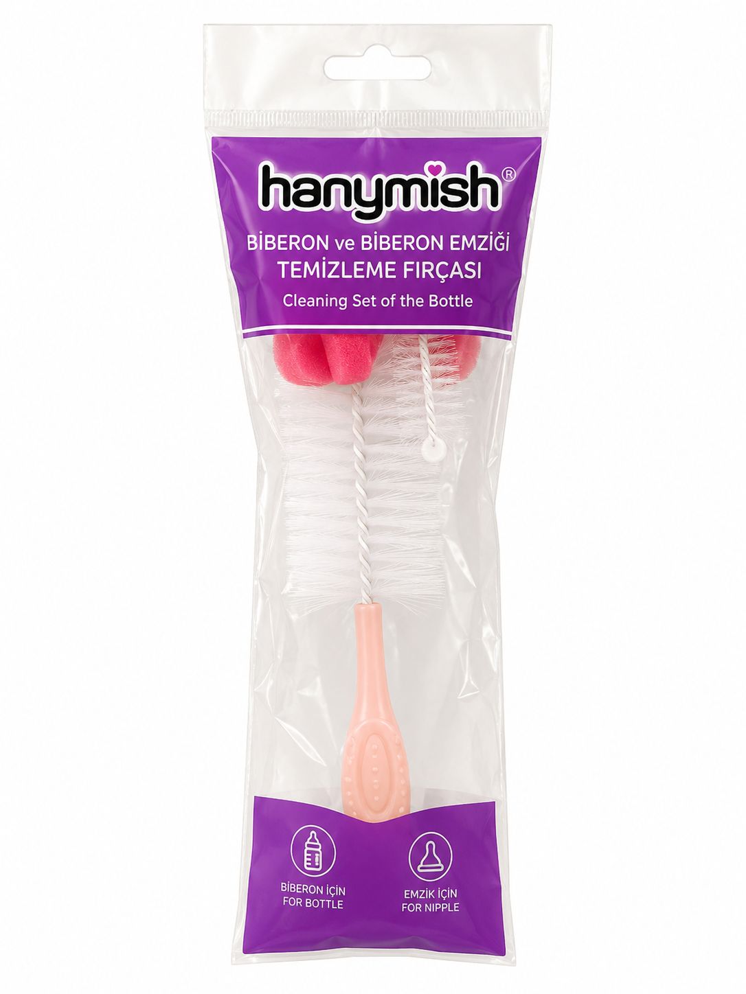 HANYMİSH BİBERON VE BİBERON EMZİĞİ TEMİZLEME FIRÇASI