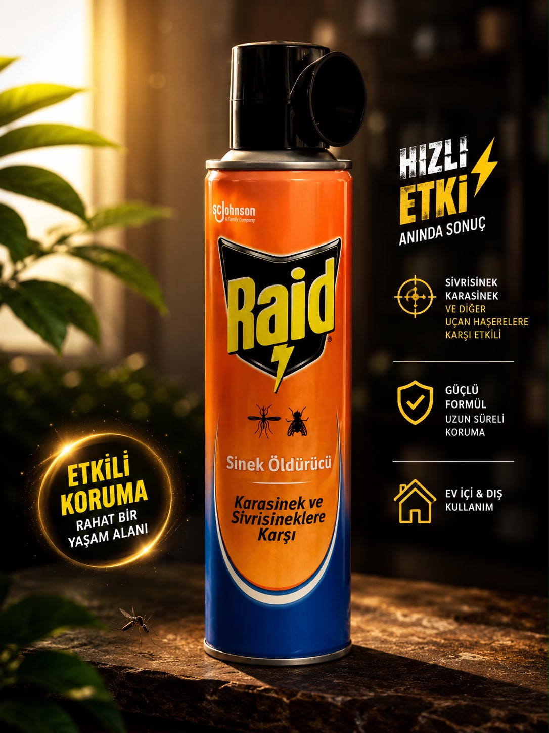 RAİD SİNEK ÖLDÜRÜCÜ 300 ml