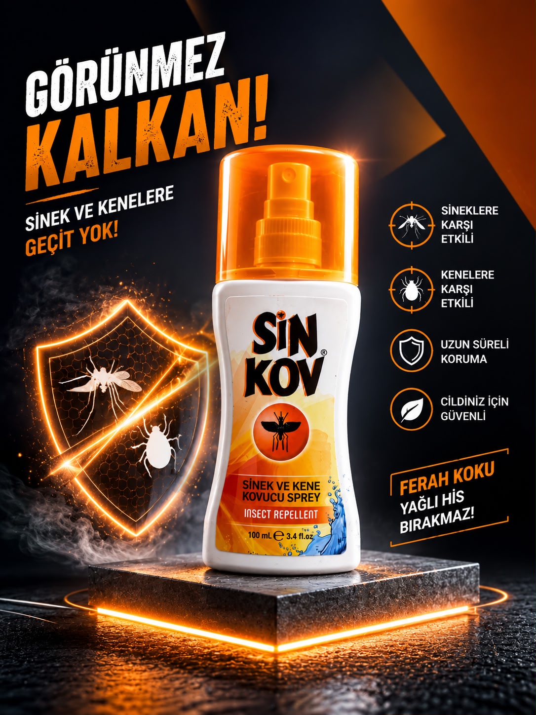 SİNKOV SİNEK VE KENE KOVUCU SPREY